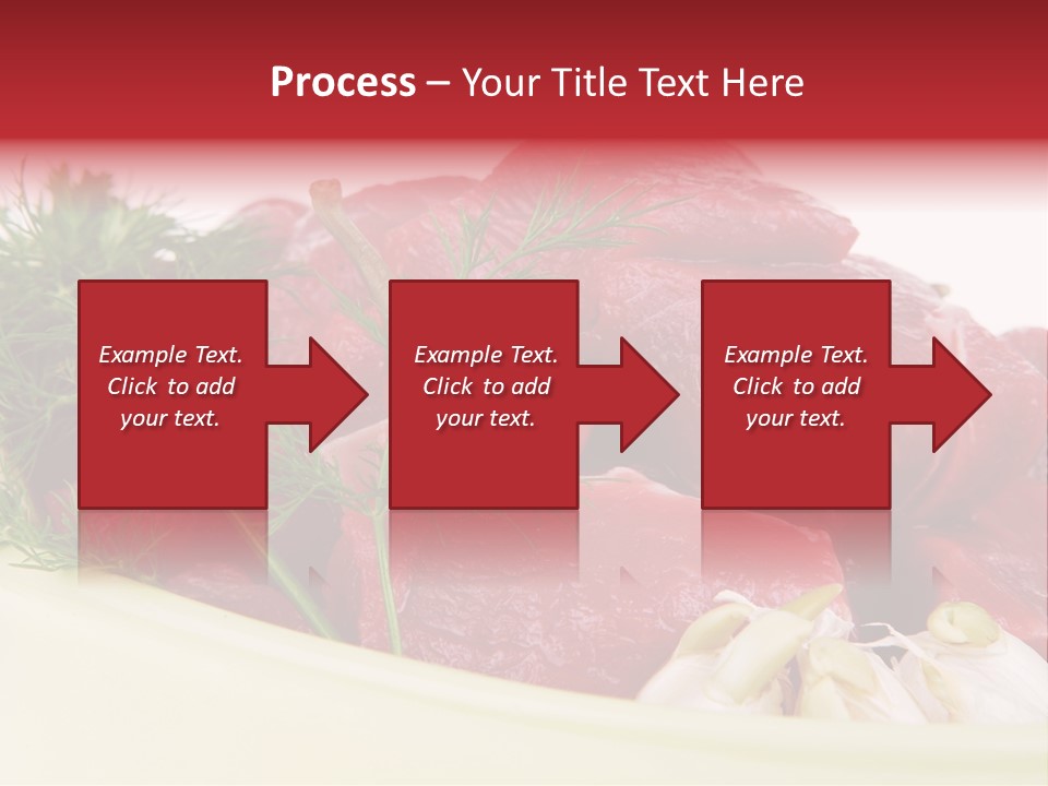 Pieces Cow Isolated PowerPoint Template