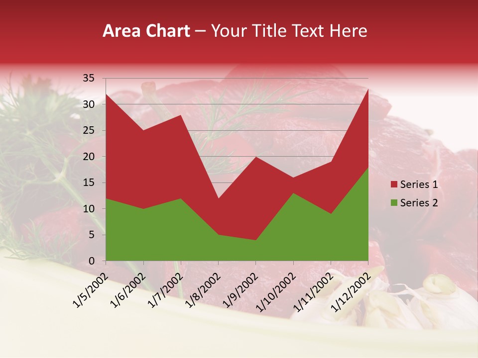 Pieces Cow Isolated PowerPoint Template