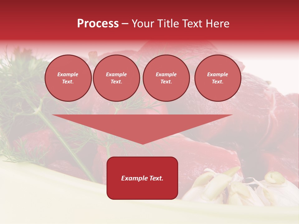 Pieces Cow Isolated PowerPoint Template