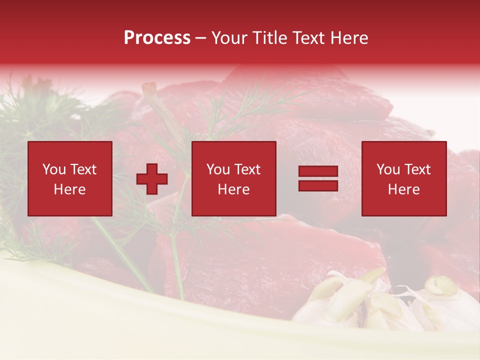 Pieces Cow Isolated PowerPoint Template