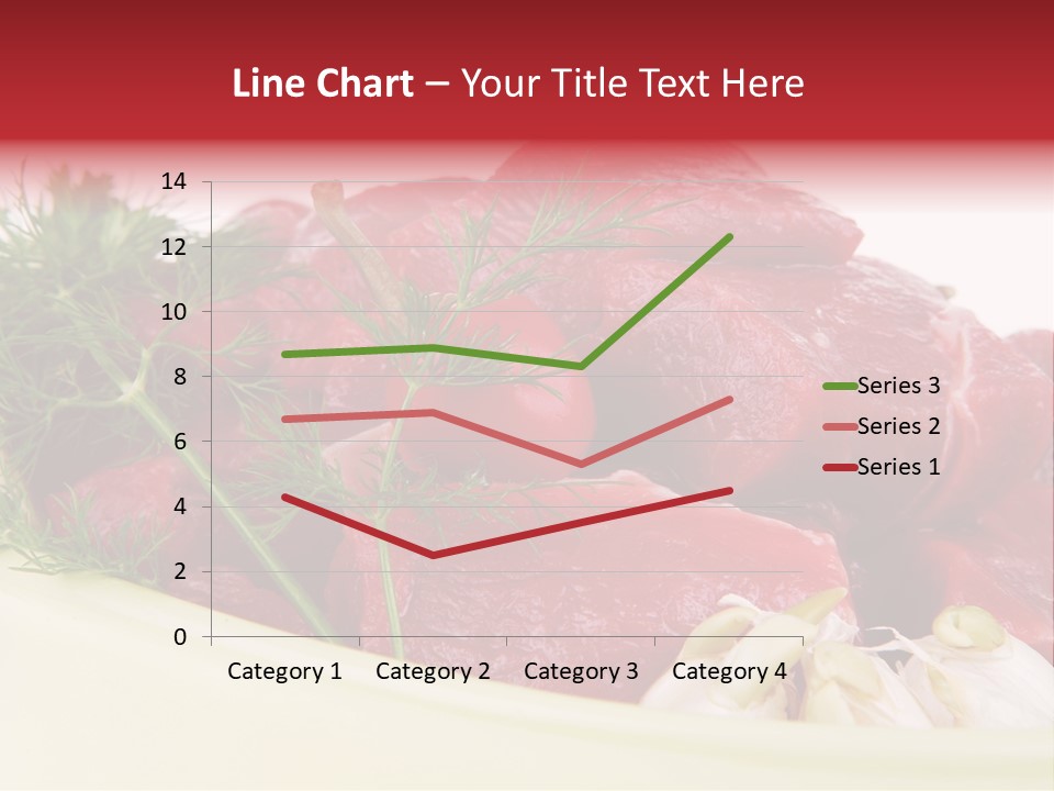 Pieces Cow Isolated PowerPoint Template