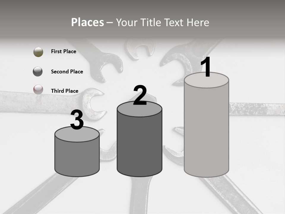 Grunge Allegory Screw PowerPoint Template