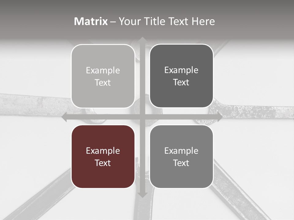 Grunge Allegory Screw PowerPoint Template