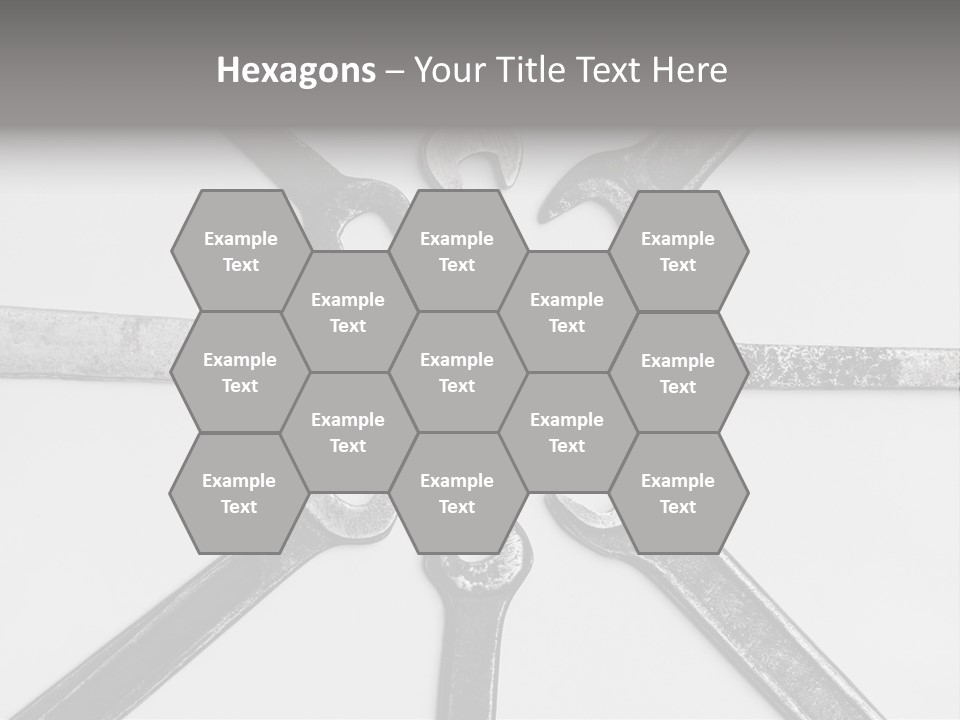 Grunge Allegory Screw PowerPoint Template