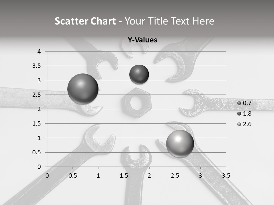 Grunge Allegory Screw PowerPoint Template