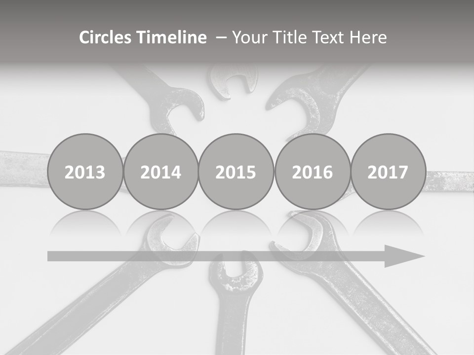 Grunge Allegory Screw PowerPoint Template