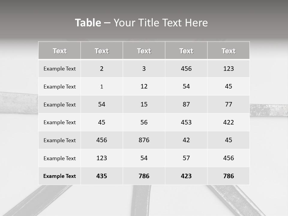 Grunge Allegory Screw PowerPoint Template