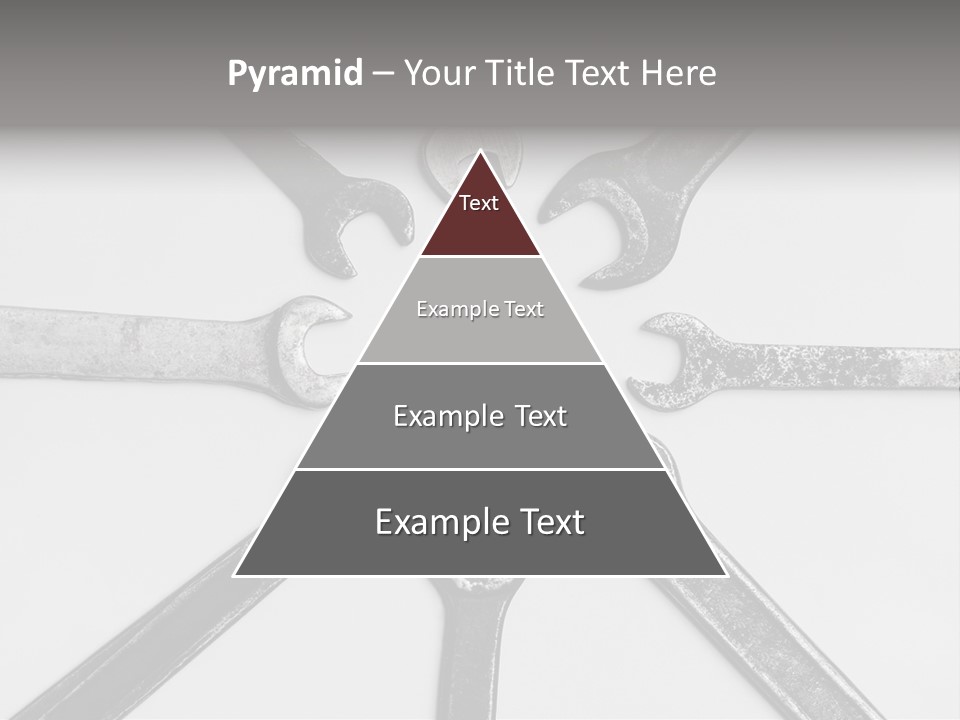 Grunge Allegory Screw PowerPoint Template