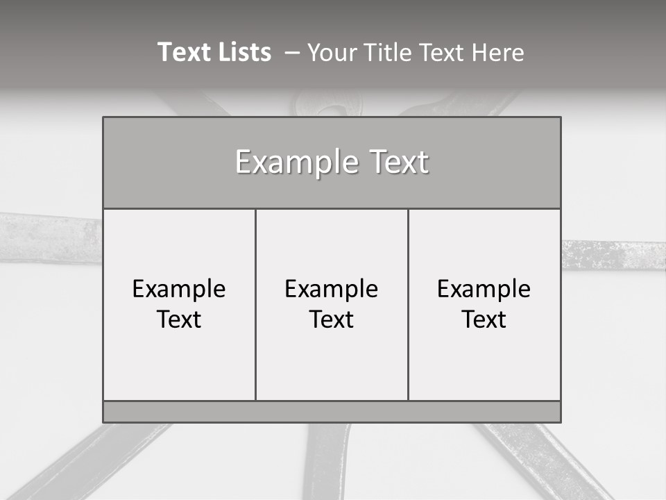 Grunge Allegory Screw PowerPoint Template