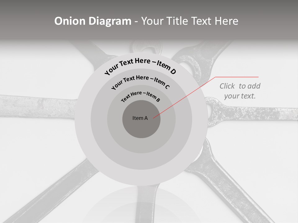 Grunge Allegory Screw PowerPoint Template