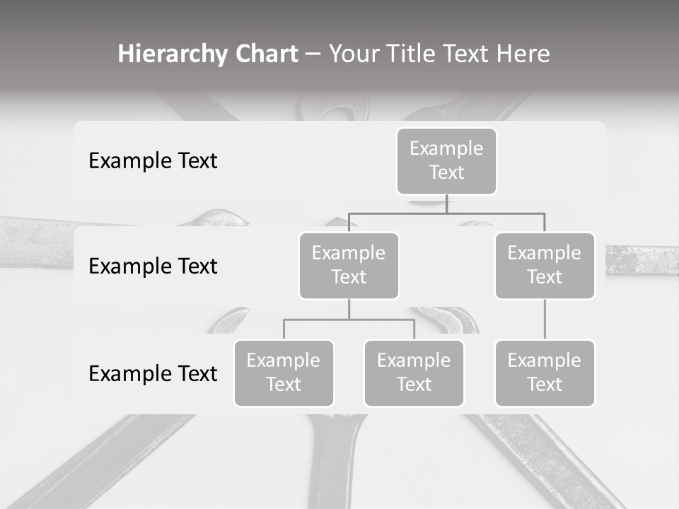 Grunge Allegory Screw PowerPoint Template