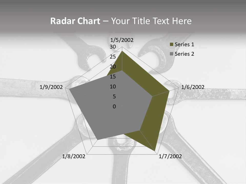 Grunge Allegory Screw PowerPoint Template