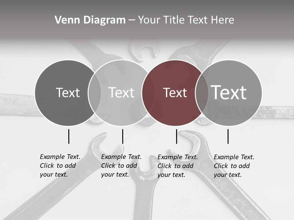 Grunge Allegory Screw PowerPoint Template