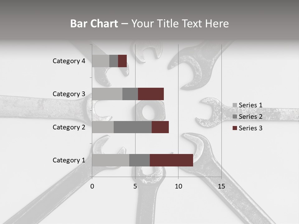 Grunge Allegory Screw PowerPoint Template