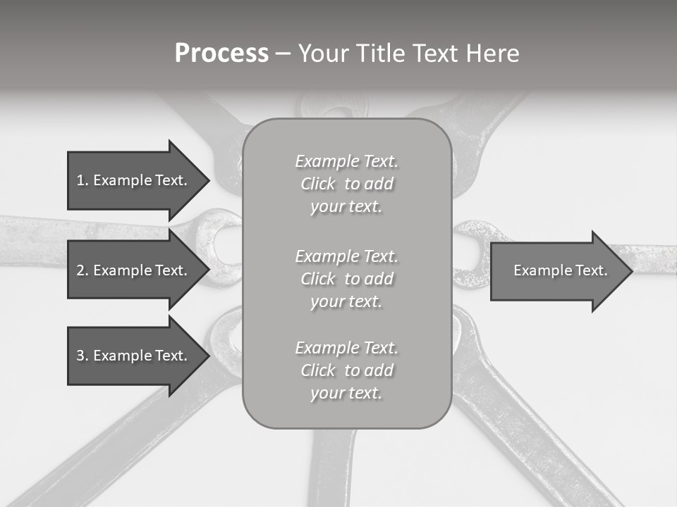 Grunge Allegory Screw PowerPoint Template