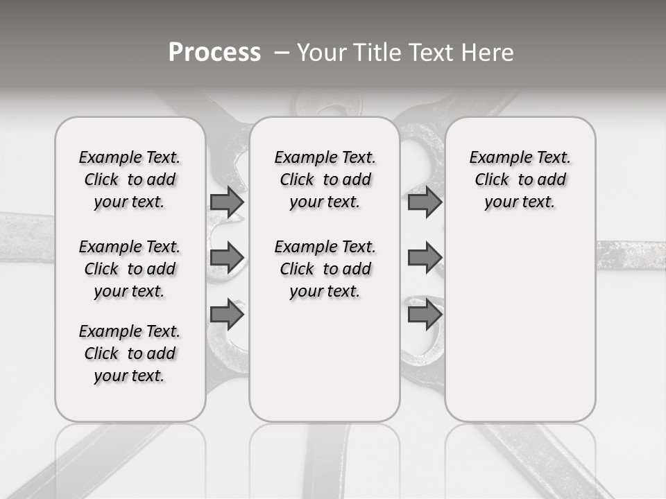 Grunge Allegory Screw PowerPoint Template