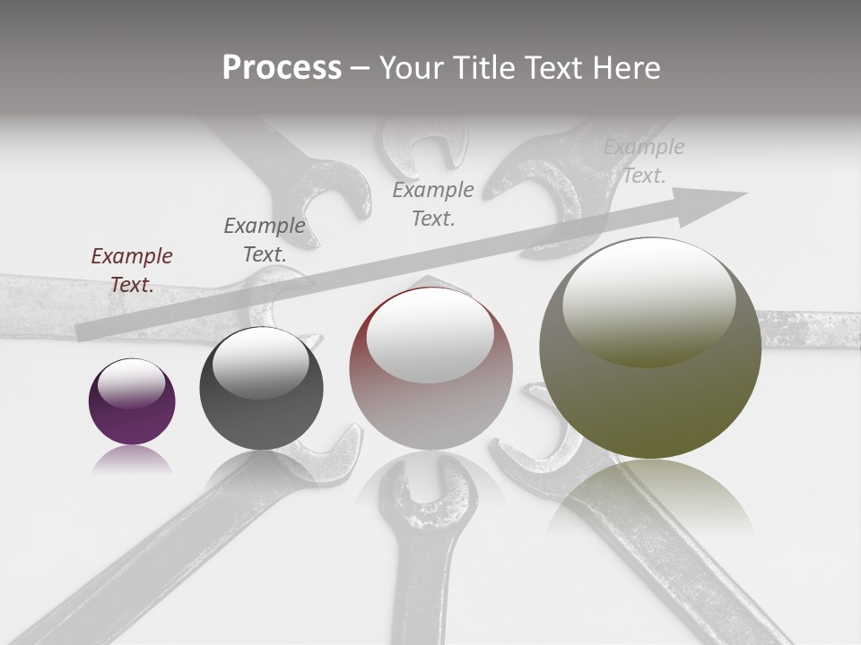 Grunge Allegory Screw PowerPoint Template