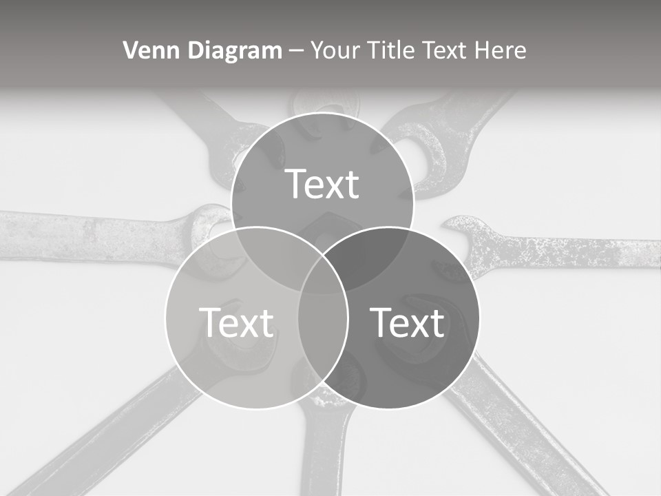 Grunge Allegory Screw PowerPoint Template