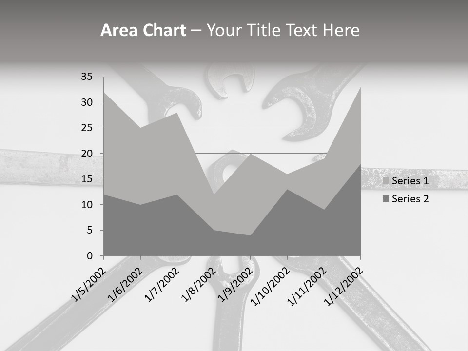 Grunge Allegory Screw PowerPoint Template