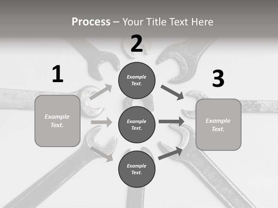 Grunge Allegory Screw PowerPoint Template