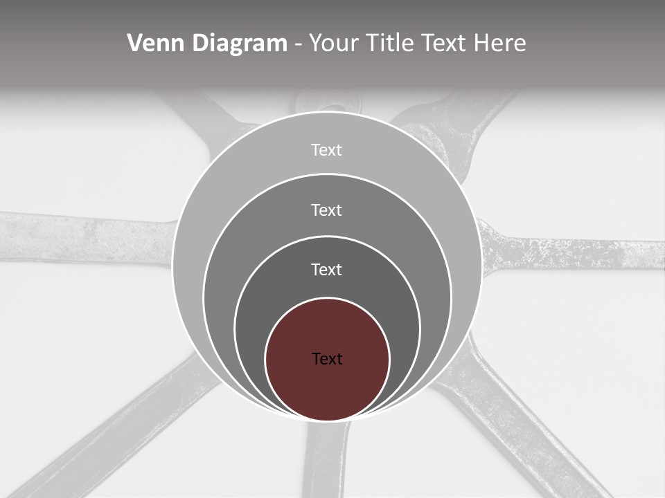 Grunge Allegory Screw PowerPoint Template