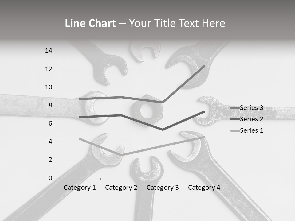 Grunge Allegory Screw PowerPoint Template