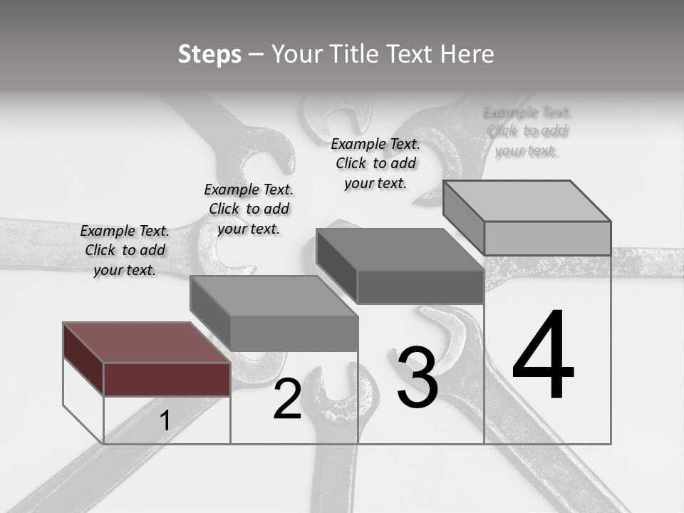 Grunge Allegory Screw PowerPoint Template