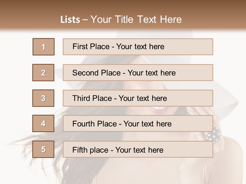 Beautiful Makeup Beauty PowerPoint Template