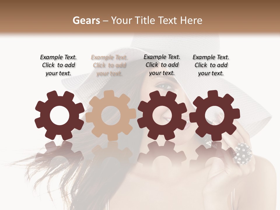 Beautiful Makeup Beauty PowerPoint Template