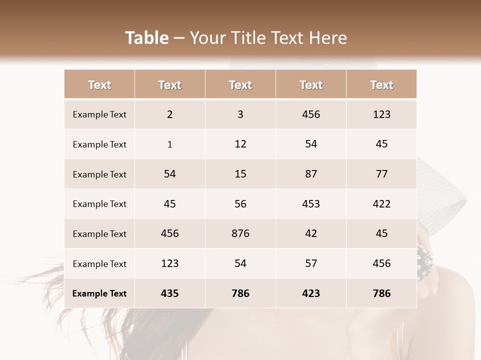 Beautiful Makeup Beauty PowerPoint Template