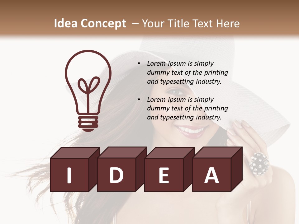 Beautiful Makeup Beauty PowerPoint Template