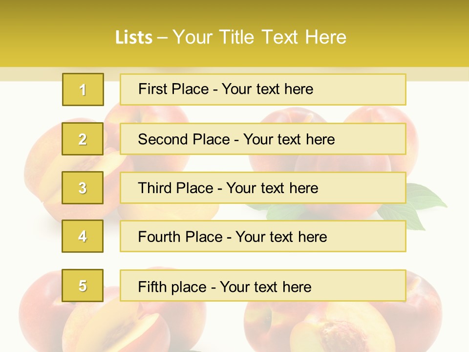 Healthy Ripe Background PowerPoint Template