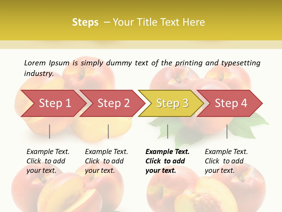 Healthy Ripe Background PowerPoint Template