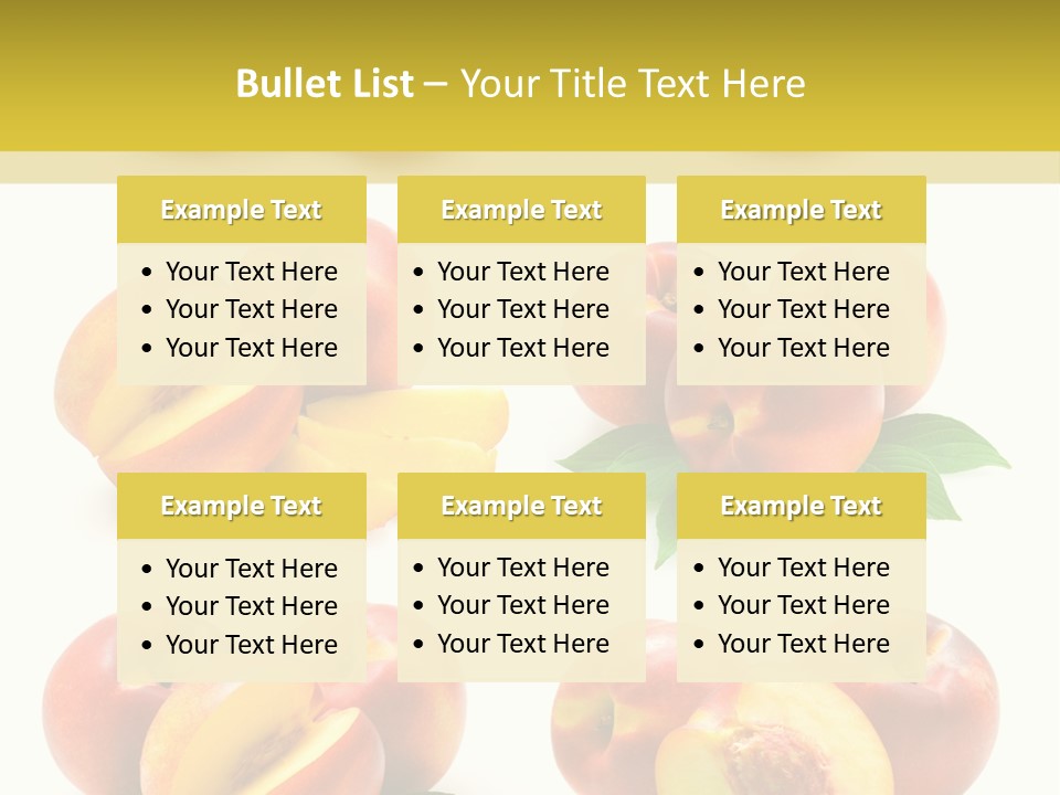 Healthy Ripe Background PowerPoint Template