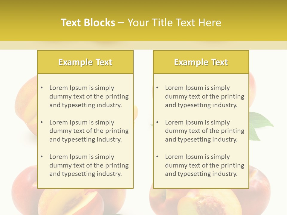 Healthy Ripe Background PowerPoint Template
