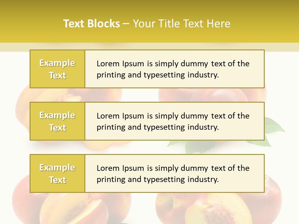 Healthy Ripe Background PowerPoint Template