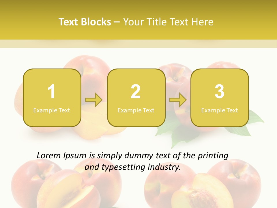 Healthy Ripe Background PowerPoint Template