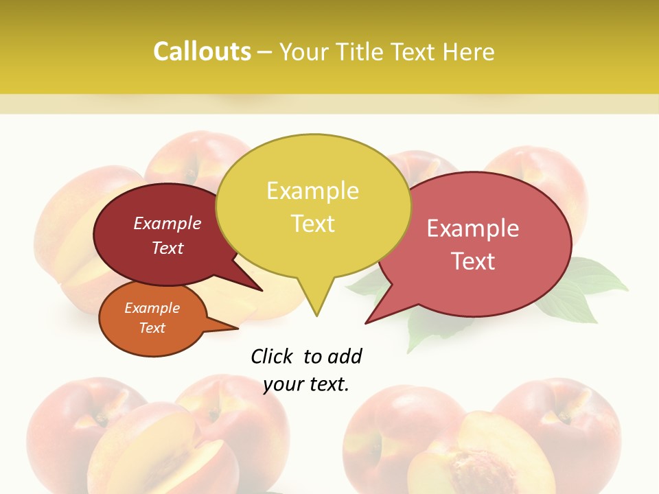 Healthy Ripe Background PowerPoint Template