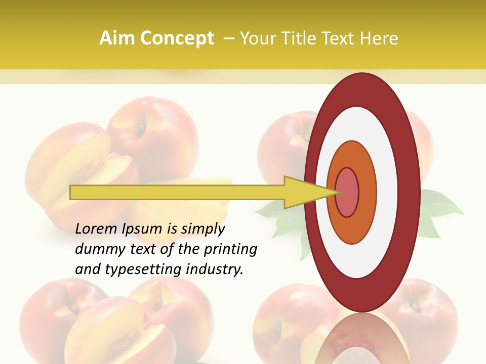 Healthy Ripe Background PowerPoint Template