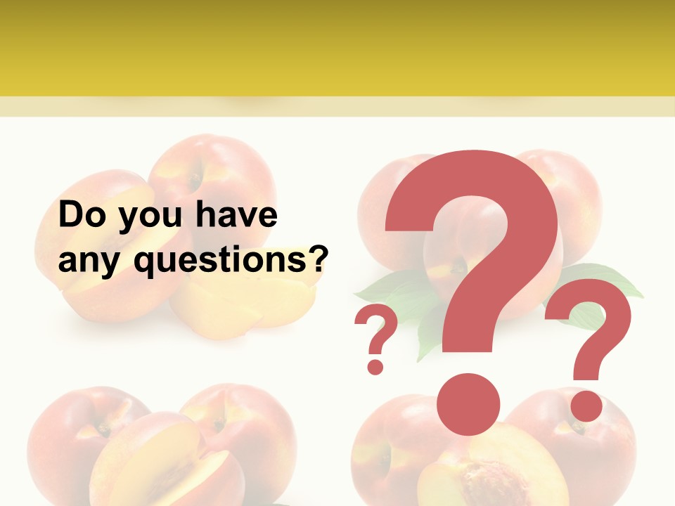 Healthy Ripe Background PowerPoint Template