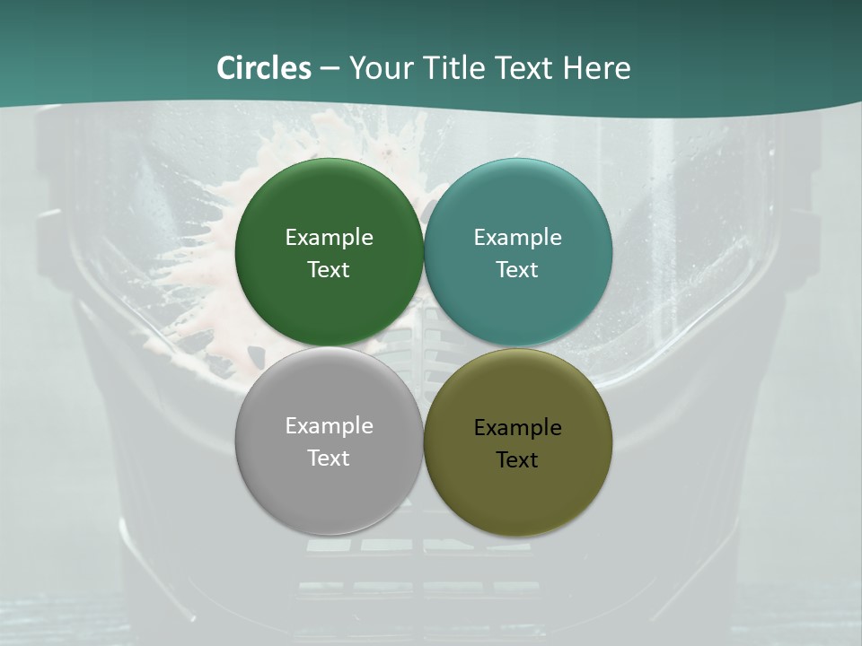 Recreation Protective Camouflage PowerPoint Template