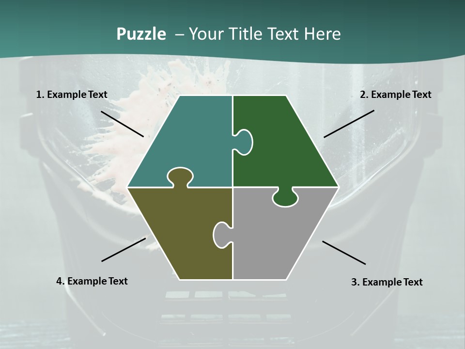 Recreation Protective Camouflage PowerPoint Template