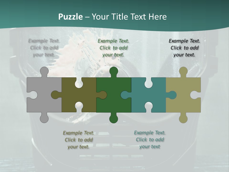 Recreation Protective Camouflage PowerPoint Template