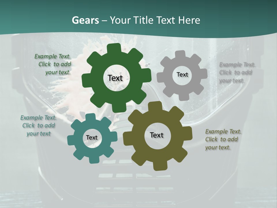 Recreation Protective Camouflage PowerPoint Template