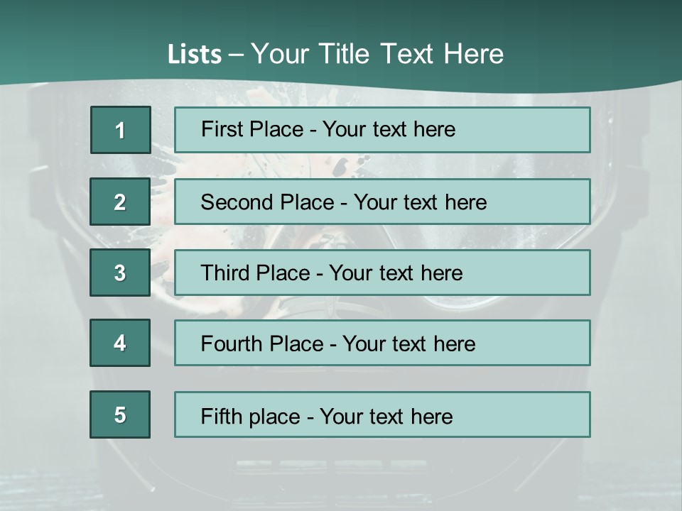 Recreation Protective Camouflage PowerPoint Template
