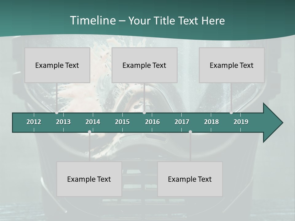 Recreation Protective Camouflage PowerPoint Template