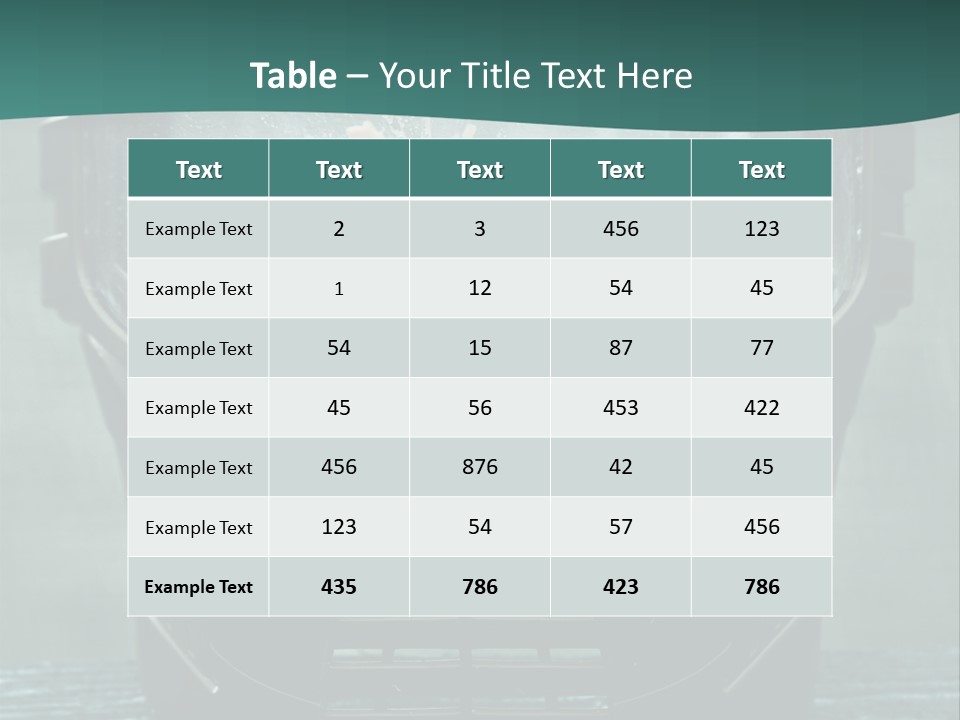 Recreation Protective Camouflage PowerPoint Template
