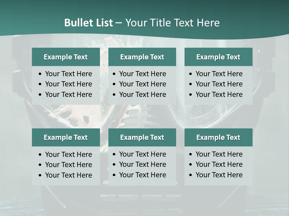 Recreation Protective Camouflage PowerPoint Template