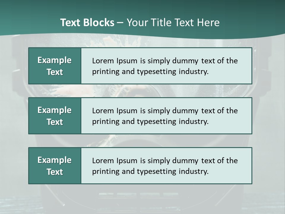 Recreation Protective Camouflage PowerPoint Template