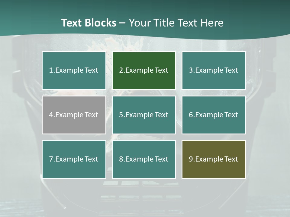 Recreation Protective Camouflage PowerPoint Template